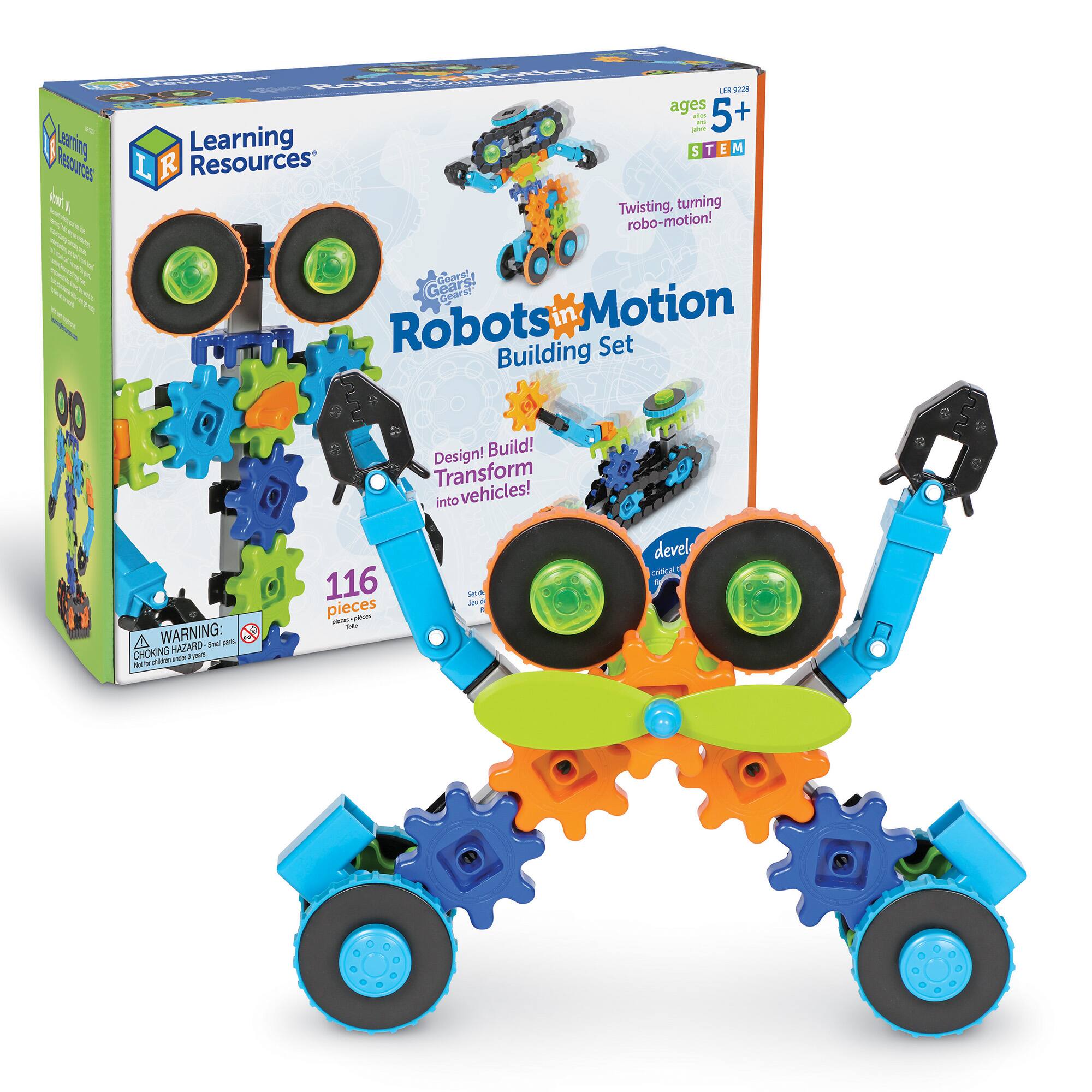 Learning Resources Gears! Gears! Gears! Robots in Motion Building Set